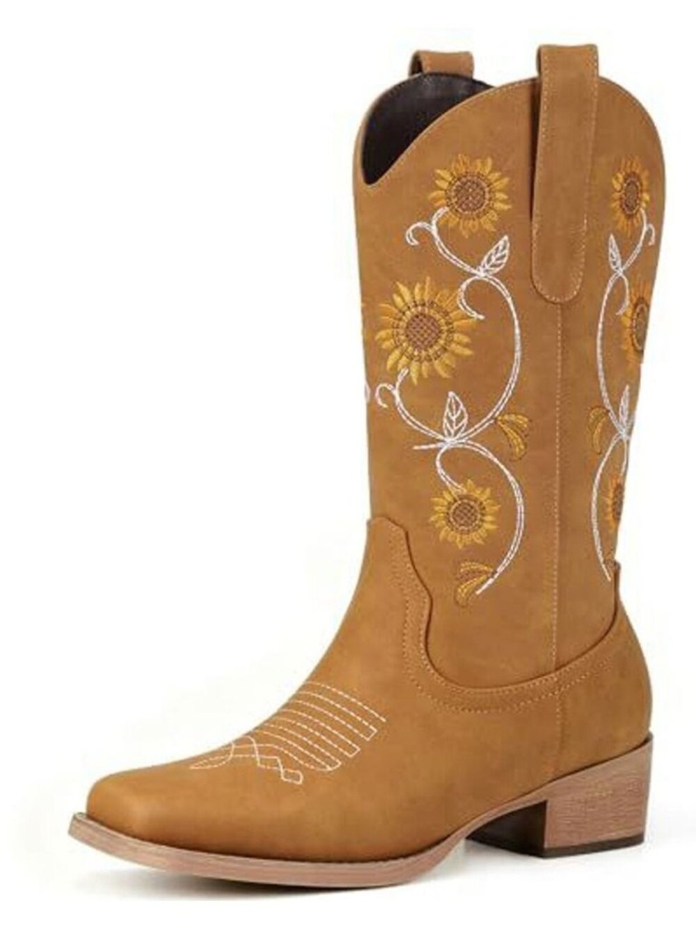 Bibmorto Mid Calf Cowboy Boots Size 7 - 2631